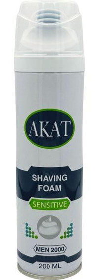 Akat Sensitive Hassas Ciltler İçin Tıraş Köpüğü 200 ml
