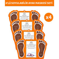 Modalucci Ölü Deri-Çatlak Çorap Tipi Ayak Maskesi 4 Adet