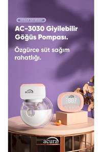 Acura AC-3030 Şarjlı Giyilebilir Göğüs Pompası
