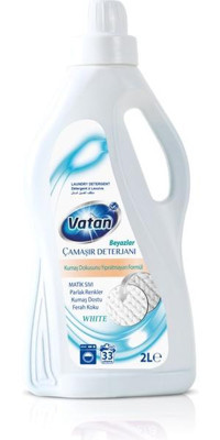 Vatan Beyazlar İçin 33 Yıkama Sıvı Deterjan 2 lt