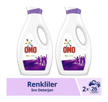 Omo Renkliler İçin 52 Yıkama Sıvı Deterjan 1.69 lt