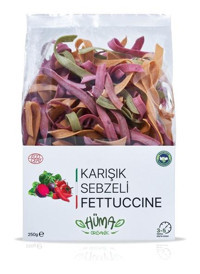 Hüma Organik Karışık Sebzeli Fettuccine