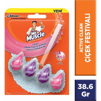 Mr Muscle Active Clean Çiçek Festivali Klozet Bloğu 38 gr