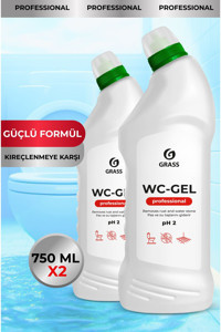 Grass Wc-Gel Professional Tuvalet Temizleyici 2x750 ml