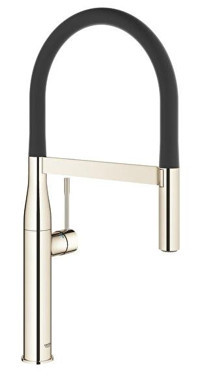 Grohe Essence 30294BE0 Spiralli Kuğu Çift Girişli Aç Kapa Eviye Bataryası İnox