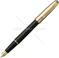 Sheaffer Prelude 337-0 Pirinç Doldurulabilir Altın Kaplama M Siyah Dolma Kalem
