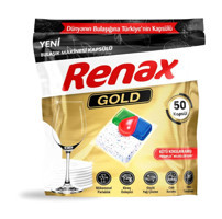 Renax Gold Kapsül Bulaşık Makinesi Deterjanı 50 Adet