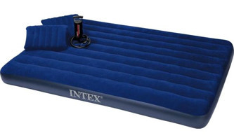 Intex 68765 Kamp Çift Kişilik Şişme Yatak Lacivert