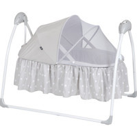 Huggy Cocoon Alüminyum Oval Sallanan Beşik Gri