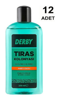 Derby Amber Tıraş Kolonyası 12x250 ml