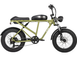 Strada E-Lupo Fatbike 250 W 80 Km 20 Jant 7 Vites Elektrikli Dağ Bisikleti Mat Siyah