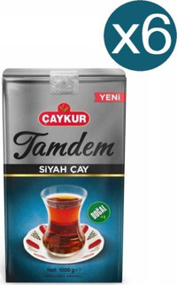 Çaykur Tamdem Organik Dökme Çay 6x1 kg