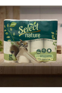 Select Nature Nature 2 Katlı 24'lü Rulo Tuvalet Kağıdı