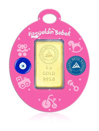 Ahlatcı Kız Bebek 24 Ayar 1 gr Gram Altın