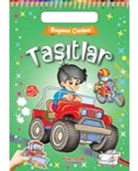 Taşıtlar - Boyama Çantam - Renkli Çıkartmalı- Yumurcak Yayınları