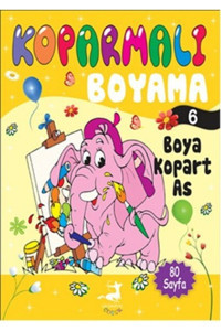 Olimpos Yayınları Koparmalı Boyama 6; Boya Kopart As