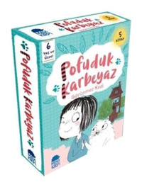 Pofuduk Karbeyaz Görünmez Kedi Seti-5 Kitap Takım - Pip Jones - Mavi Kirpi