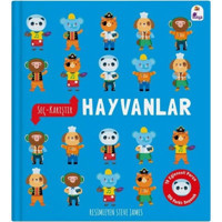 Hayvanlar - Seç - Karıştır - 15 Eğlenceli Parça - 120 Farklı Seçenek- İndigo Çocuk