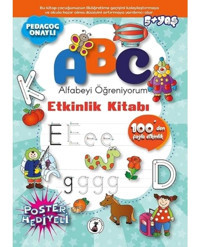 ABC Alfabeyi Öğreniyorum Etkinlik Kitabı 5+ Yaş- Misket Kitap