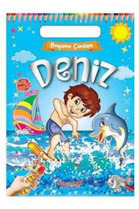 Yumurcak Yayınları Yumurcak Boyama Çantam - Deniz Boyama Kitabı Çıkartma Ve Aktivite Kitabı