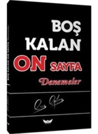 Boş Kalan On Sayfa Denemeler - Erez Eğilmez - Minel Yayınları