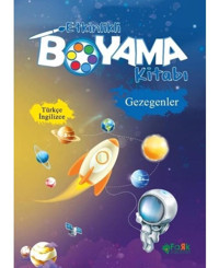 Etkinlikli Boyama Kitabı - Gezegenler - Türkçe İngilizce- Fark Yayınları