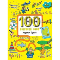 100 Eğlenceli Oyun - Yaşamın İçinde - Boyama- Parıltı Yayınları