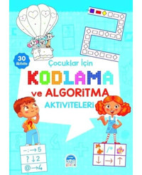 Çocuklar çin Kodlama ve Algoritma Aktiviteleri - Mavi- Martı Yayınları
