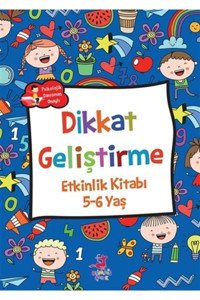 Olimpos Yayınları Dikkat Geliştirme - Etkinlik Kitabı (5-6 Yaş) - Rose Mary Samanoğlu Dikkat Geliştirme - Etkinlik Kit