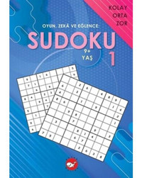 Sudoku 1 - Oyun Zeka ve Eğlence: Kolay Orta Zor- Beyaz Balina Yayınları
