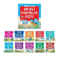 1. Sınıflar İçin Neşeli Pırpırlar Dizisi Seti - 10 Kitap Takım- Bıcırık Yayınları