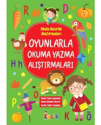Oyunlarla Okuma Yazma Alıştırmaları - Okula Hazırlık Alıştırmaları- Bıcırık Yayınları