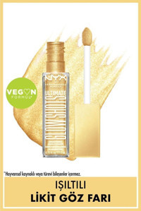 Nyx Professional Makeup 07 Lemon Slayed Likit Işıltılı Tekli Far Altın