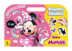 Disney Junior Minnie - Çıkartma Hediyeli Boyama Albümü- Doğan Çocuk