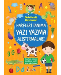 Harfleri Tanıma Yazı Yazma Alıştırmaları - Okula Hazırlık Alıştırmaları- Bıcırık Yayınları