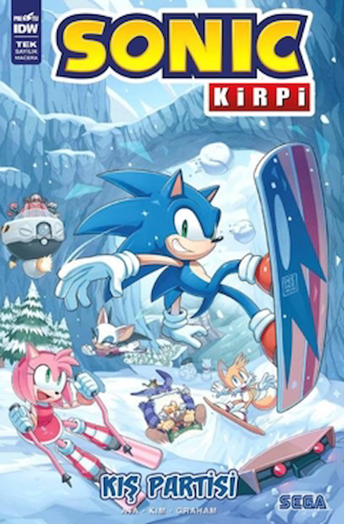 Kirpi Sonic: Kış Partisi / Iasmin Omar Ata / Presstij Kitap / 9786256033405