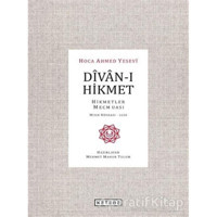 Divan-ı Hikmet - Ahmed Yesevi - Ketebe