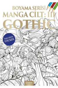 Teras Kitap Manga Boyama Cilt Iıı: Gothic
