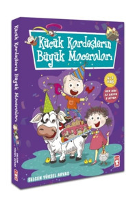 Timaş Çocuk Küçük Kardeşlerin Büyük Maceraları Set (5 Kitap) Selcen Yüksel Arvas Kitabı 160 Sayfa Timaş Çocuk