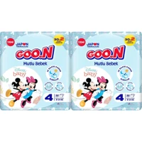 Goon Mutlu Bebek Maxi 4 Numara Cırtlı Bebek Bezi 64 Adet