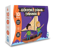 Mavi Kirpi Kitap Gökdeniz Dünya Turunda 3 (10 KİTAP) (3. SINIF)