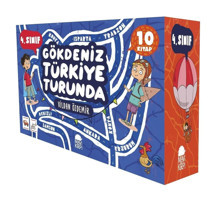 Mavi Kirpi Gökdeniz Türkiye Turunda 4. Sınıf Seti - (10 Kitap)
