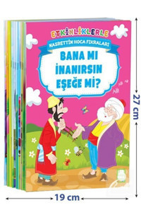 Ema Kitap Etkinliklerle Nasrettin Hoca Fıkraları Seti (10 Kitap Takım) 1.ve 2. Sınıflar
