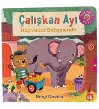 Büyülü Fener Çalışkan Ayı - Hayvanat Bahçesinde (Ciltli - Hareketli Kitap)