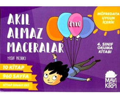 Akıl Almaz Maceralar Seti-10 Kitap Takım - Yusuf Pazarcı - Mavi Kirpi