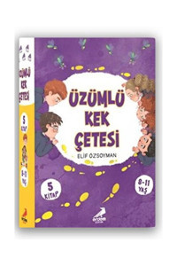 Erdem Çocuk Üzümlü Kek Çetesi Seti (5 Kitap Takım) Erdem Çocuk (Korunaklı Poşetle)