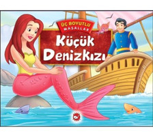 Beyaz Balina Yayınları Üç Boyutlu Masallar - Küçük Deniz Kızı (ciltli Kitap)