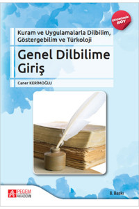 Pegem Akademi Yayıncılık Genel Dilbilimine Giriş Ekonomik Boy