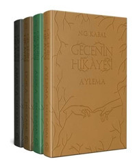 Gecenin Hikayesi Deri Kapak Seti - 4 Kitap Takım - N.G. Kabal - Martı Yayınları