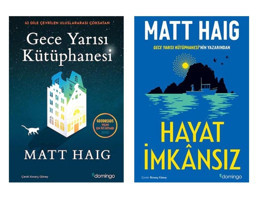 Domingo Yayınevi Gece Yarısı Kütüphanesi + Hayat İmkansız 2 Kitap